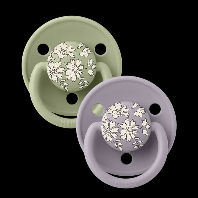 BIBS x Liberty De Lux Silicone Onesize Capel Sage Mix 2-pack