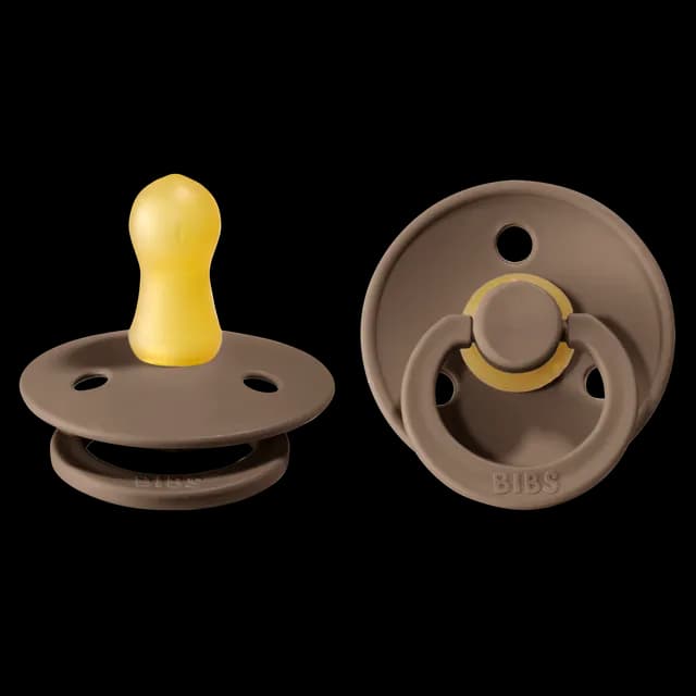 BIBS Colour Nappar Dark Oak/Dark Oak strl. 1 (0-6 månader) 2-pack