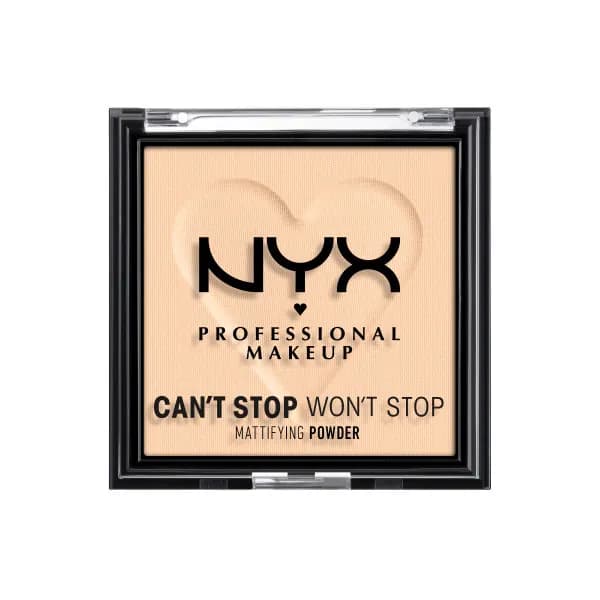 NYX Professional Makeup Can’t Stop Won’t Stop Mattifying Powder 02 Light 6 g