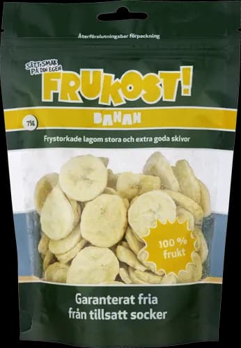 Frukost Frystorkad Banan 75 g