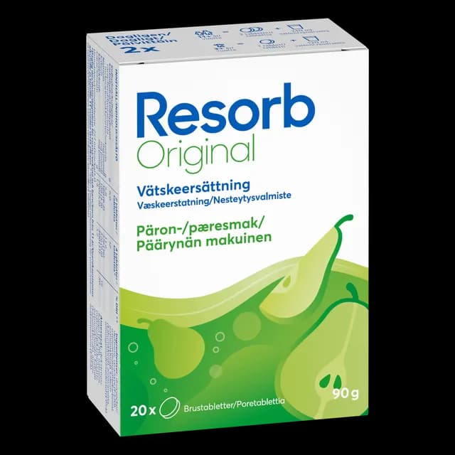 Resorb Original Päron 20 brustabletter