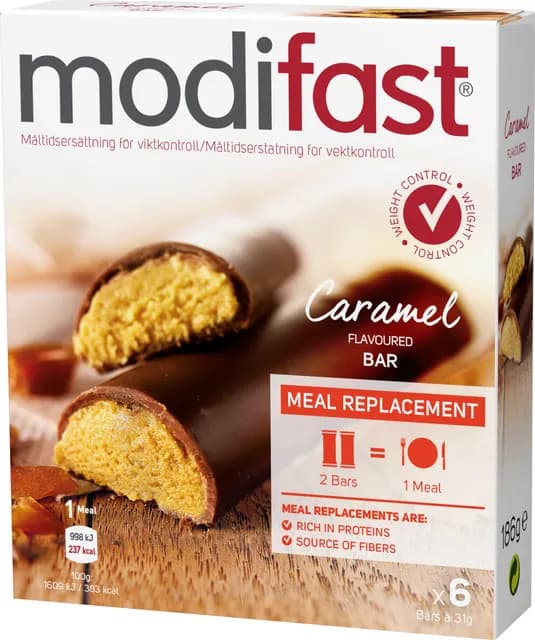 Modifast Bar Karamell 6 st