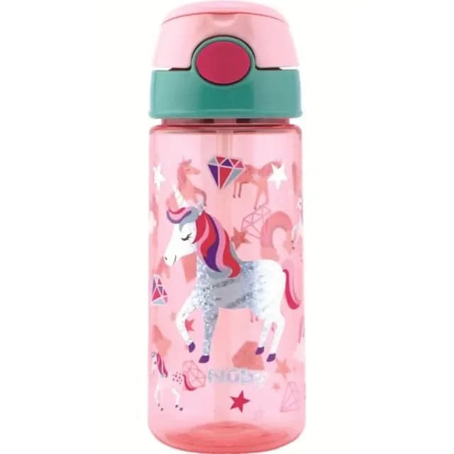 Nuby Sugrörsmugg Glitter Unicorn 540 ml
