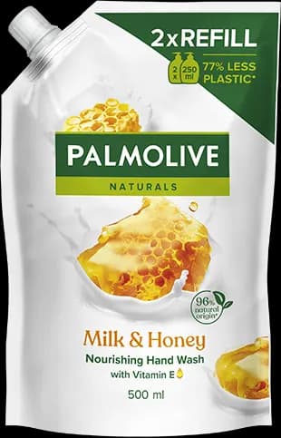 Palmolive Flytande Tvål Milk & Honey Refill 500 ml