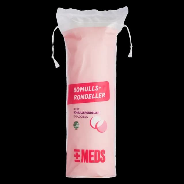 MEDS Bomullsrondeller EKO 80 st