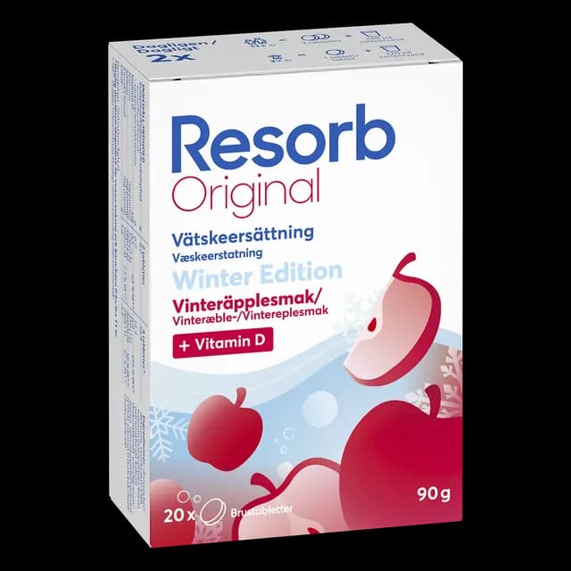 Resorb Original Vinteräpplesmak 20 brustabletter