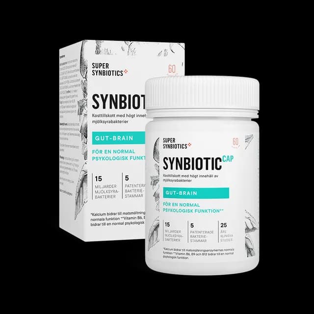 SuperSynbiotics Synbiotic Cap Gut-Brain 60 kapslar