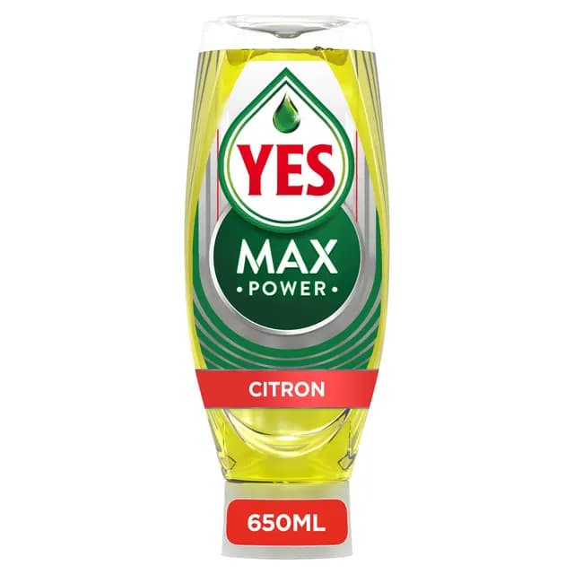 YES MaxPower Diskmedel Citron 650 ml