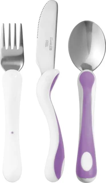 Bambino Bestick Lila 3-delar