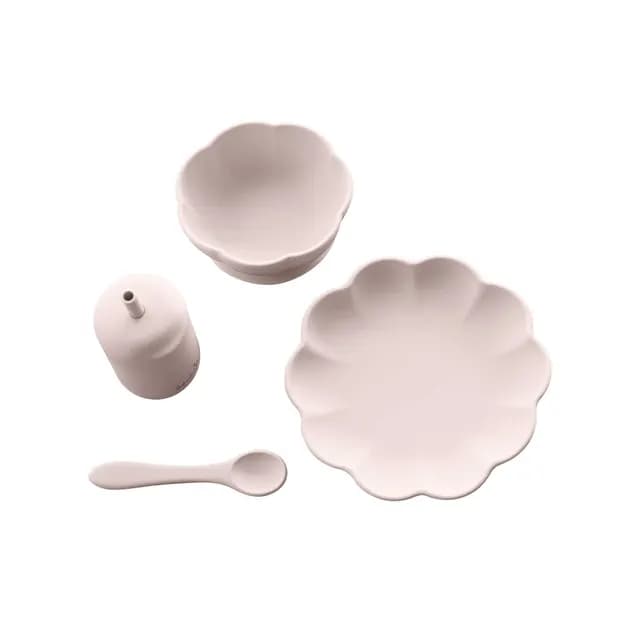 Jack o Juno Little Poppy Dining Set Light Pink