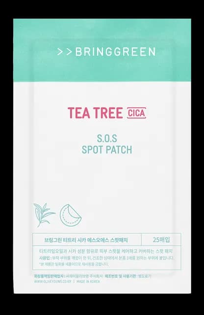 BRINGGREEN Teatree Cica SOS Spot Patch 75+25 st