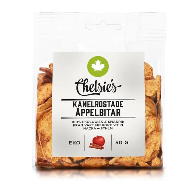 Chelsie's Kanelrostade Äppelbitar 50 g