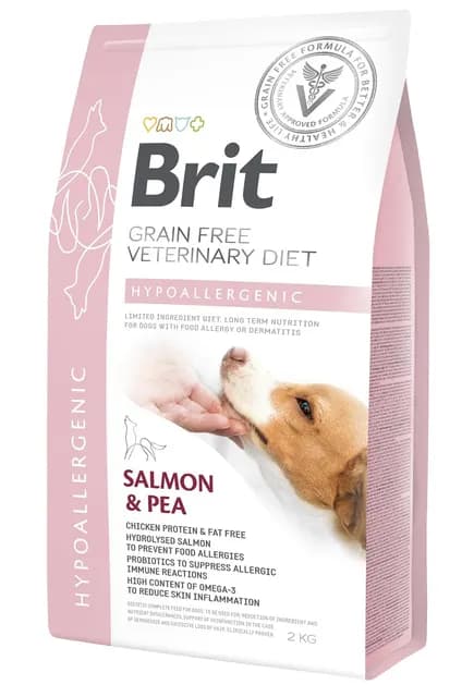 Brit Veterinary Diet Dog Hypoallergenic Grain Free 2 kg
