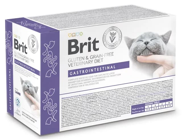 Brit Veterinary Diet Cat Gastrointestinal Grain Free Pouch 12 x 85 g