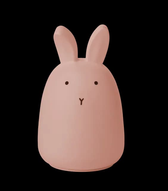 LIEWOOD Winston Nattlampa Rabbit Dark Rose
