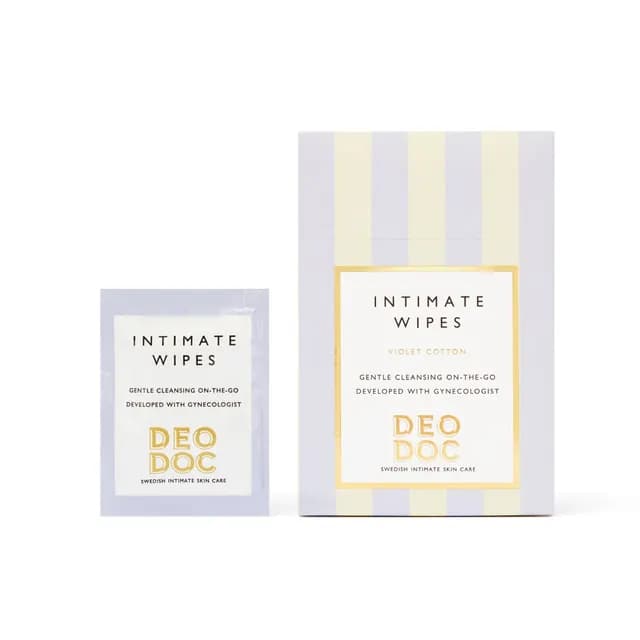 DeoDoc Intimate Wipes Violet Cotton 10 st