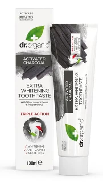 Dr Organic Activated Charcoal Toothpaste 100 ml