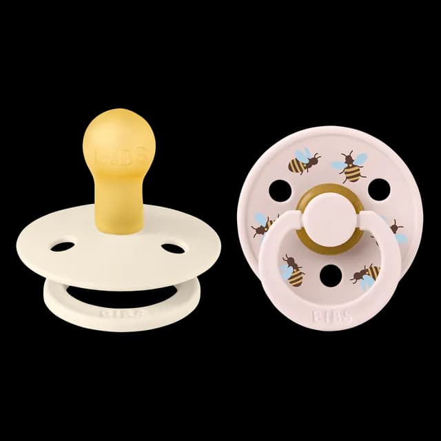 BIBS Studio Colour Latex Size 1 Bumblebee Ivory Mix 2-pack
