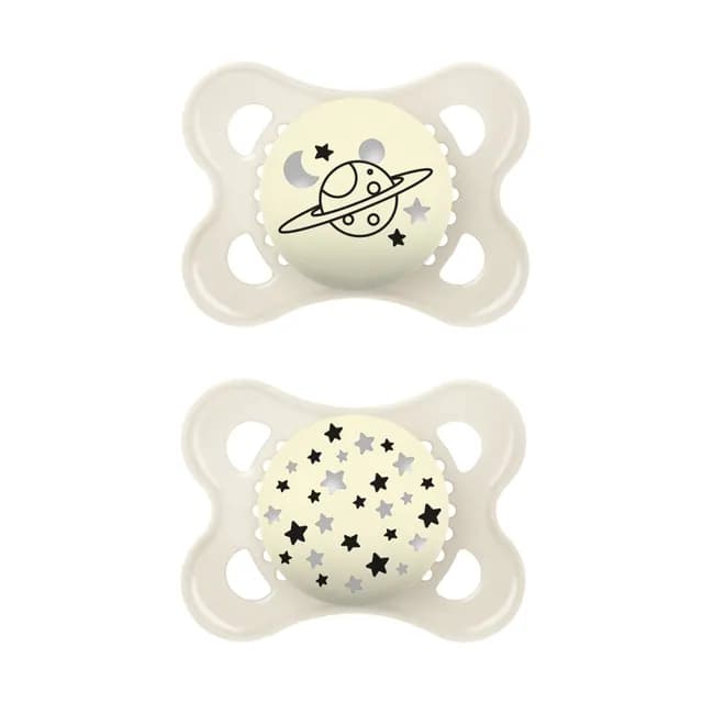 MAM Original Night Silicone Neutral 0-6m 2-pack