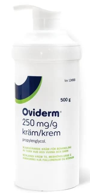 Oviderm kräm 250 mg/g 500 g