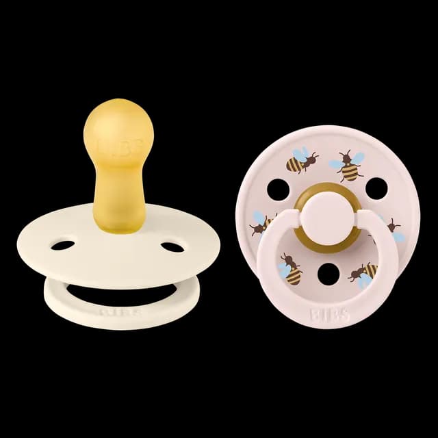 BIBS Studio Colour Latex Size 2 Bumblebee Ivory Mix 2-pack