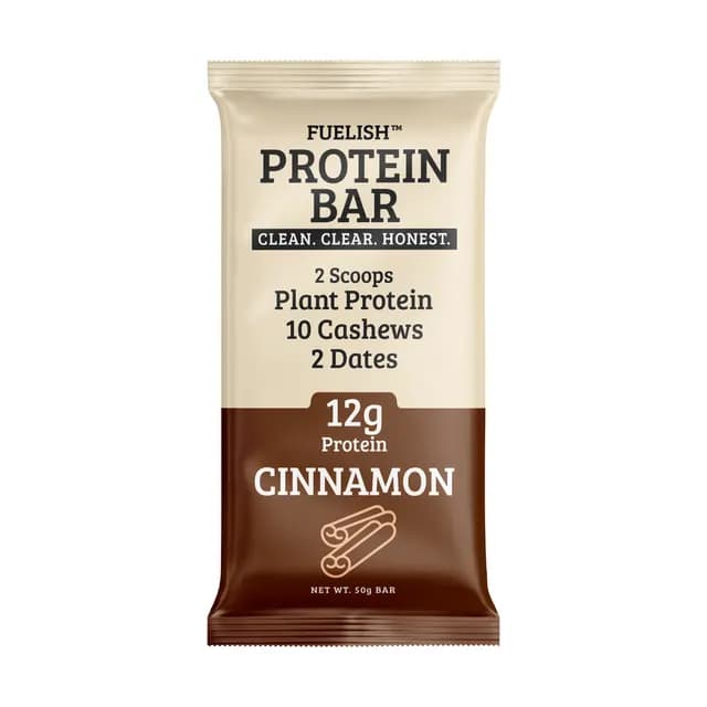 Fuelish Cinnamon Plant Based Bar 50 g