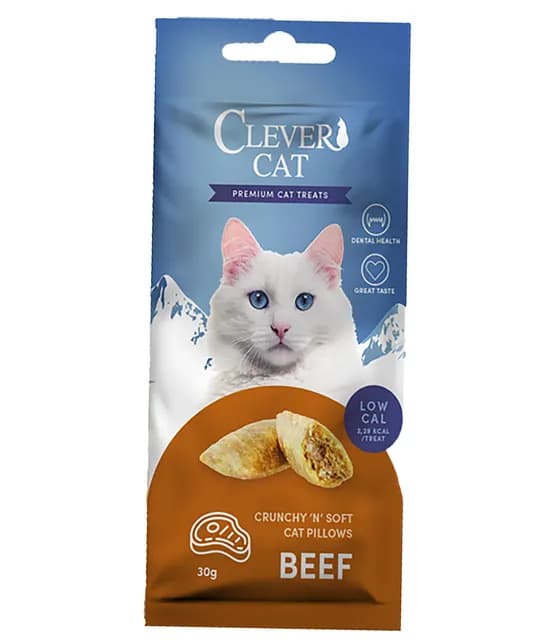 Clever Cat Pillows Beef 30 g