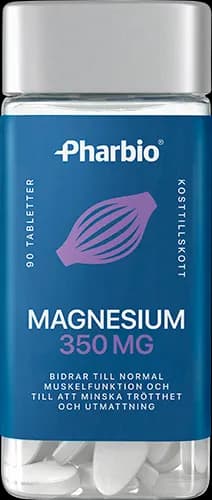 Pharbio Magnesium 350 mg 90 tabletter