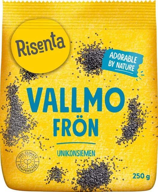 Risenta Vallmofrön 250 g