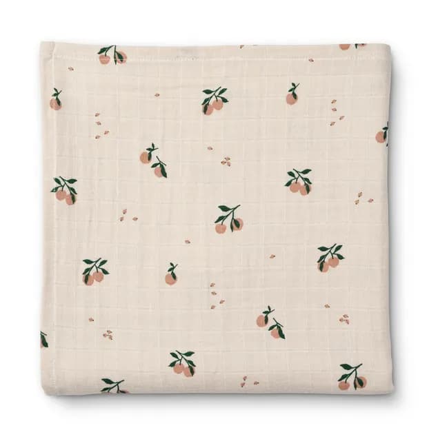 LIEWOOD Ben Muslinfilt Peach Sea Shell Mix 110x110cm