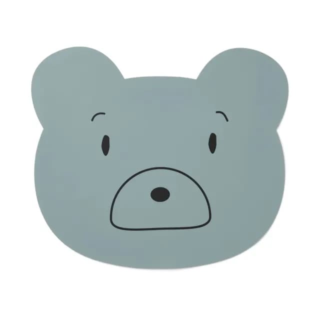 LIEWOOD Aura Underlägg Bear Blue Fog