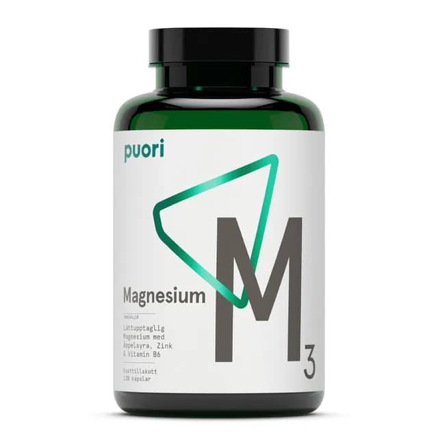 Puori M3 Magnesium & Zink 120 kapslar