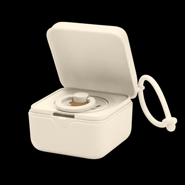 BIBS Pacifier Box Ivory