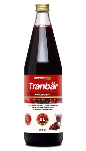 Better You Tranbärskoncentrat 630 ml