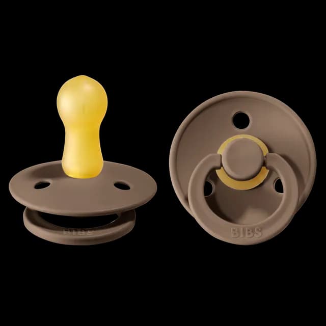 BIBS Colour Latex Size 2 Dark Oak/Dark Oak 2-pack