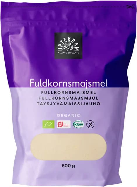 Urtekram Fullkornsmajsmjöl EKO 500 g