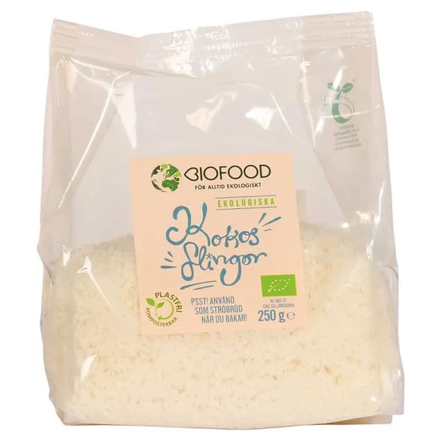 Biofood Kokosflingor 250 g