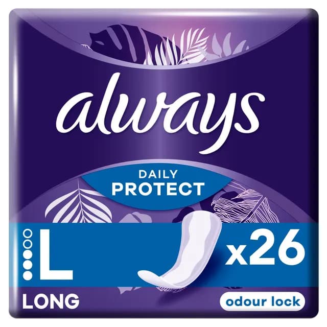 Always Daily Protect Long Trosskydd med Luktkontroll 26 st