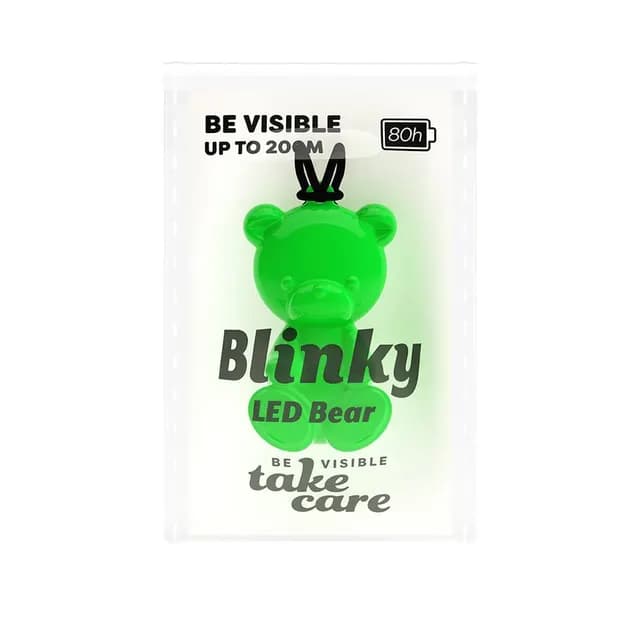 Save Lives Now Blinky LED Bear blandade färger