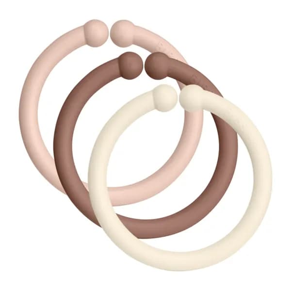 BIBS Loops Blush/Woodchuck/Ivory 12-pack
