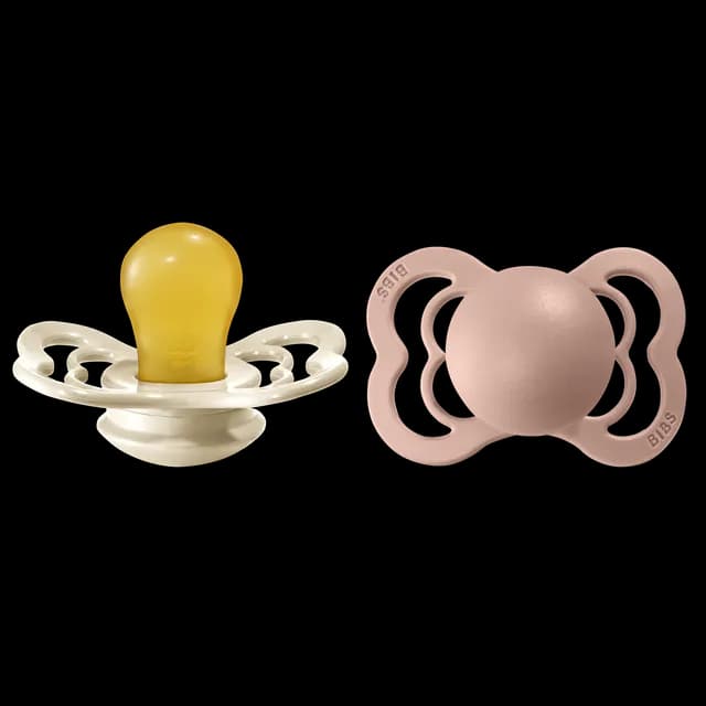 BIBS Supreme Latex Size 1 Ivory/Blush 2-pack