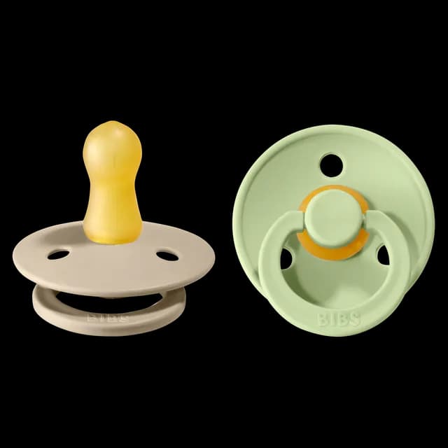 BIBS Colour Sand/Pistachio strl. 1 (0-6 månader) 2-pack