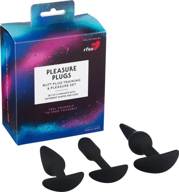 RFSU Pleasure Plugs Butt Plug Training & Pleasure Set