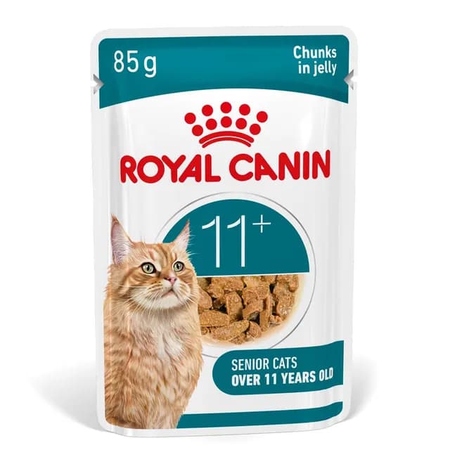 Royal Canin Ageing 11+ Bitar i Gelé Våtfoder för Katt 1,02 kg