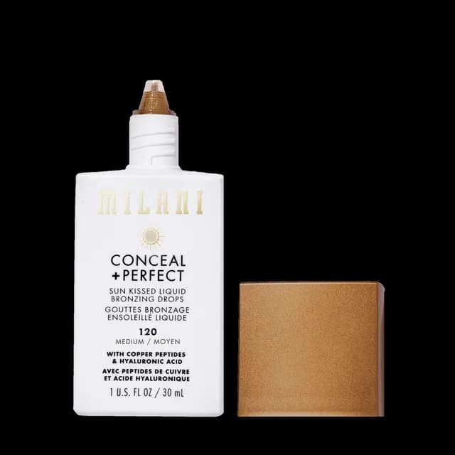 Milani Conceal + Perfect Sun Kissed Liquid Bronzing Drops 120 Medium 30 ml