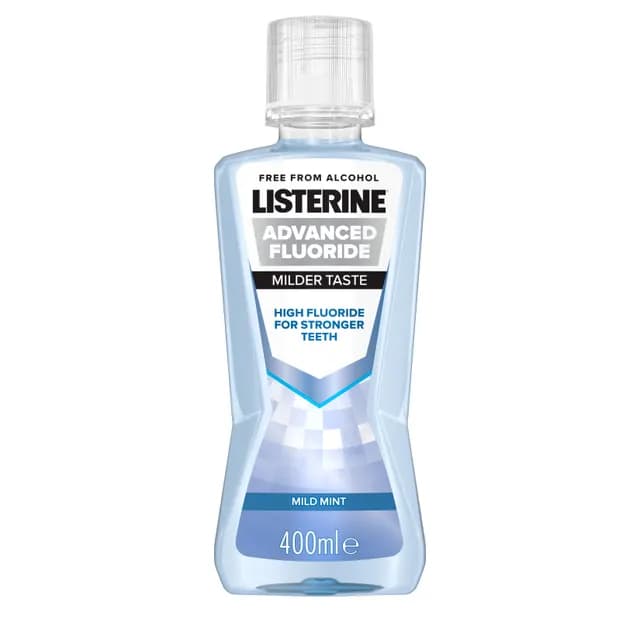 Listerine Advanced Fluoride Milder Taste 400 ml