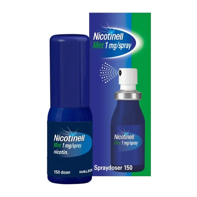 Nicotinell Mint 1 mg/spray 1 x 150 dos(er) Munhålespray, lösning