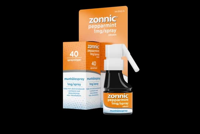 Zonnic Pepparmint, munhålespray 1 mg/spray 40 doser