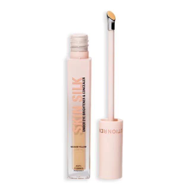 Revolution Skin Silk Radiant Serum Under Eye Brightener Medium Yellow 4 ml
