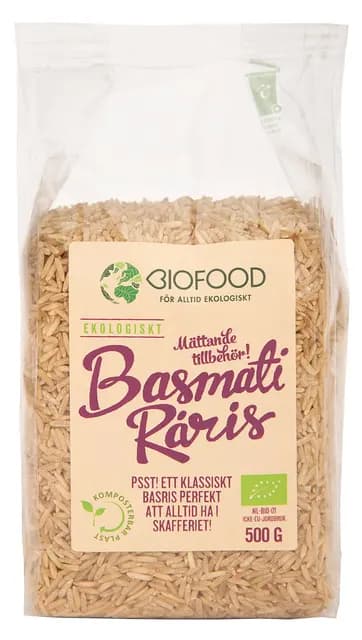 Biofood Råris Basmati 500 g